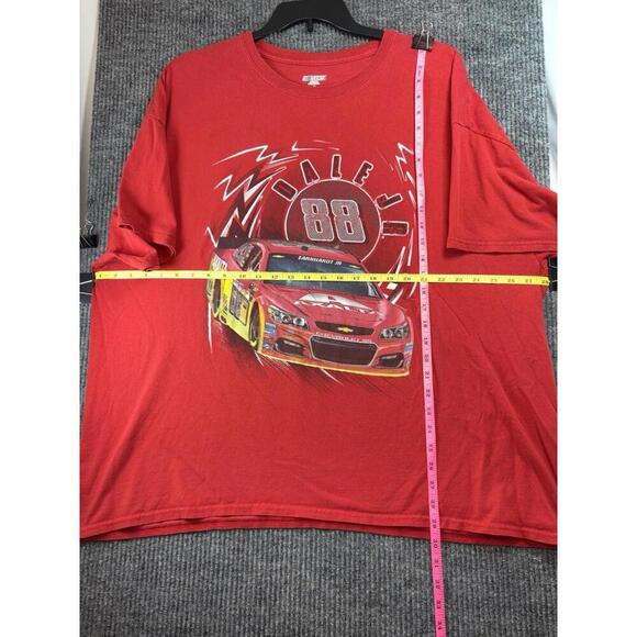 Dale Earnhardt Jr. 88 Adult 3XL Red TShirt NASCAR Hendrick Motors 2016 2-Sided - Picture 9 of 12